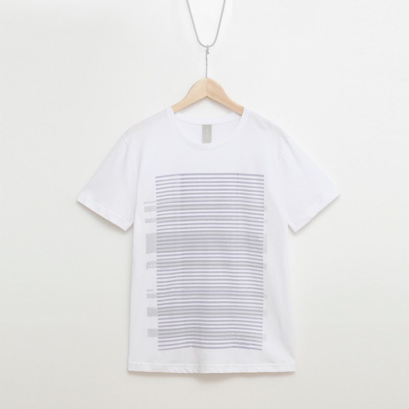 Experiment 5 wayward handprint T-shirt (men and women neutral plate XL) - Men's T-Shirts & Tops - Cotton & Hemp Multicolor