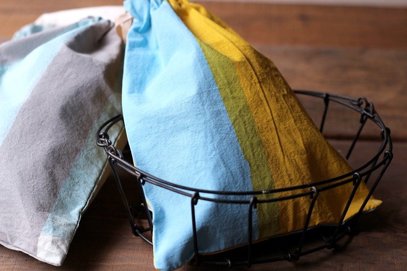 cheese ◆ drawstring - Toiletry Bags & Pouches - Other Materials Yellow