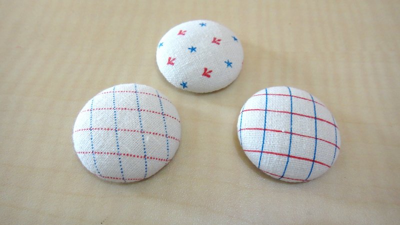 Hand-feel cloth buckle magnet-line - Magnets - Other Materials White