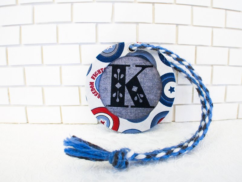 ::Captain America::Light Travel Handmade Round Tag Customized Limited Edition - Other - Other Materials Blue