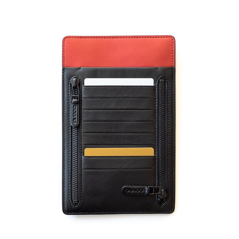 Odette Passport Holder Free Embossing Color of Your Choice - Passport Holders & Cases - Genuine Leather Multicolor
