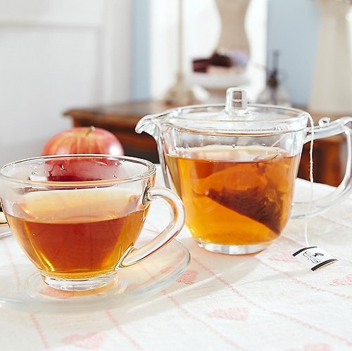 午茶夫人ladiestea 焦糖蘋果風味紅茶(25入/罐)│三角茶包‧黃金比例的完美口感