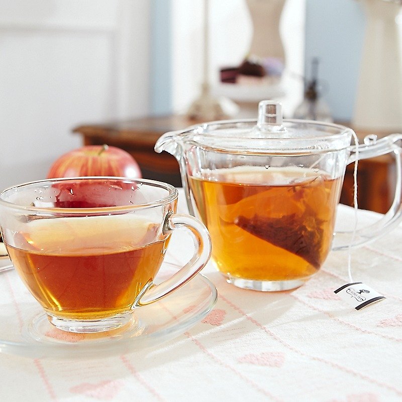 焦糖蘋果風味紅茶(25入/罐)│三角茶包‧黃金比例的完美口感 - 茶葉/茶包 - 其他材質 
