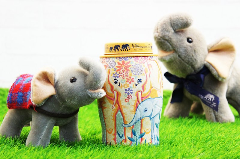 [out of print] Mummy baby elephant tea pot (including Kenya earth tea / 20 three-dimensional tea bag / doll) - Tea - Fresh Ingredients Orange
