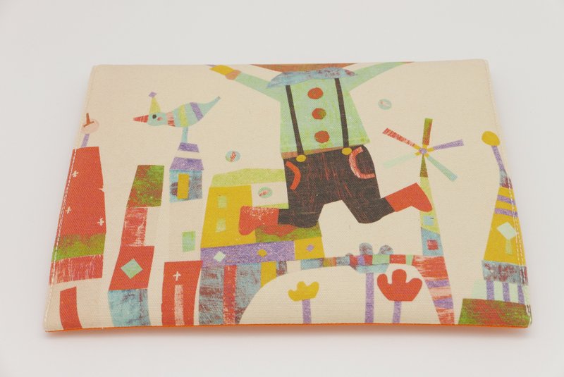 11インチ I PAD Tablet PC Case_レインボー縄跳び - パソコンバック・PCケース - その他の素材 オレンジ