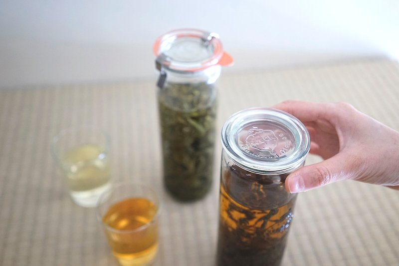 琅茶厳選茶＋ドイツweckガラス瓶セット - シリアル食品 - 食材 