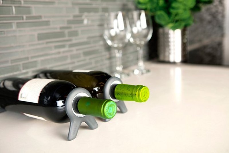 Vine bottle storage device - กล่องเก็บของ - พลาสติก สีเทา