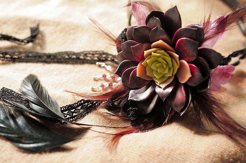 :Sweet Dream: Beautiful Black Master/Brooch/Hairpin/Hair Accessories - Hair Accessories - Other Materials Black