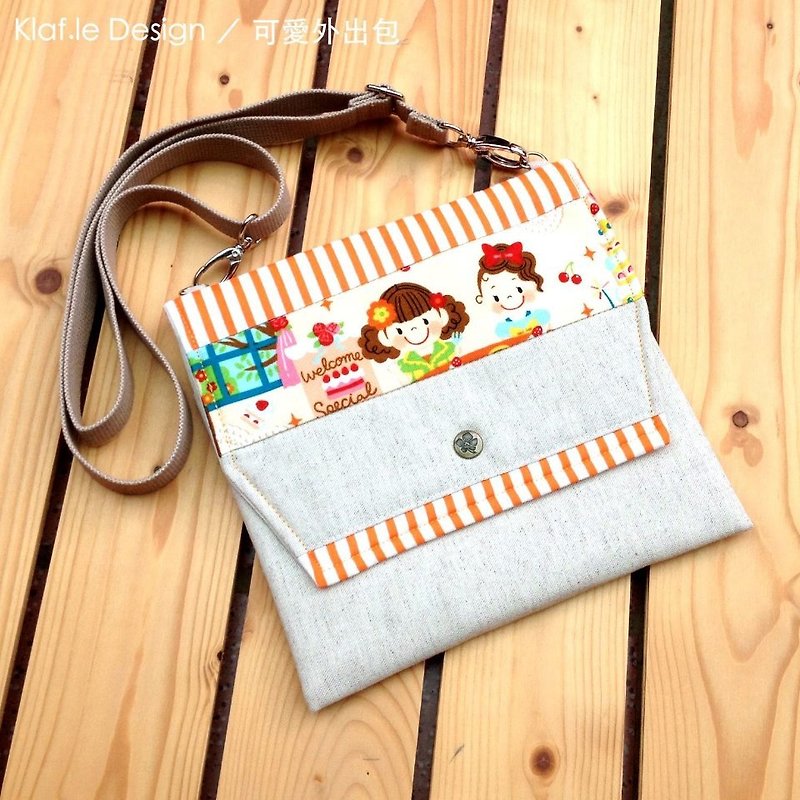 Baby sisters lovely children side backpack - to treasure the go! - Messenger Bags & Sling Bags - Other Materials Multicolor
