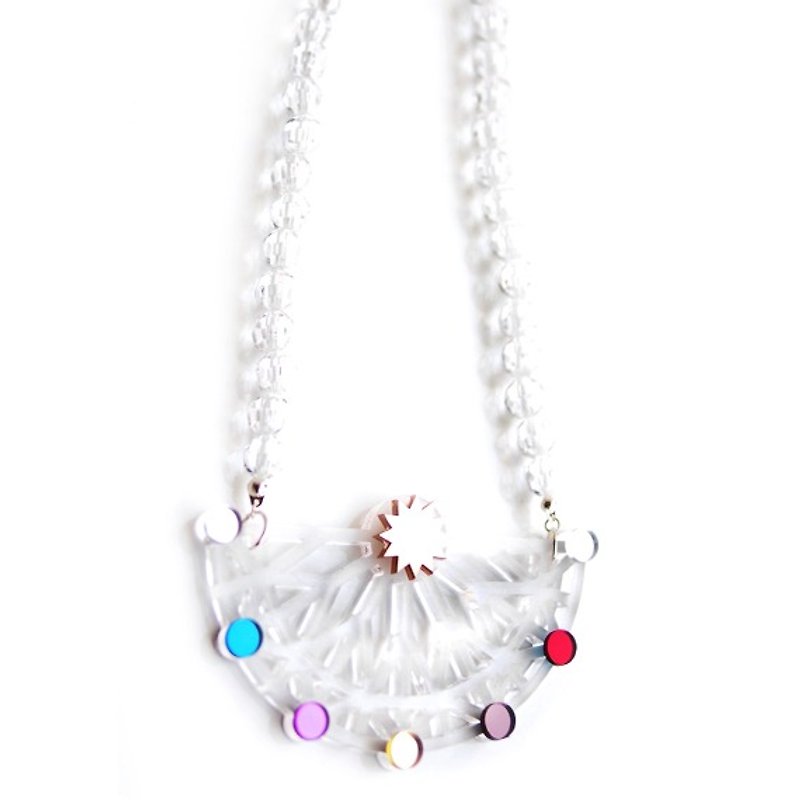 Ferris Wheel Necklace - Necklaces - Plastic Black
