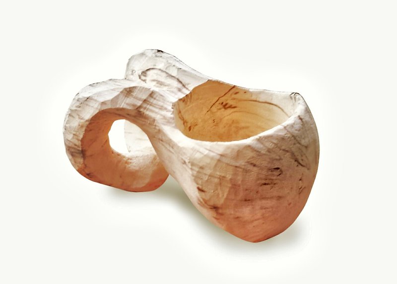 芬蘭木杯 Kuksa cup - 木工/竹藝/紙雕 - 木頭 橘色