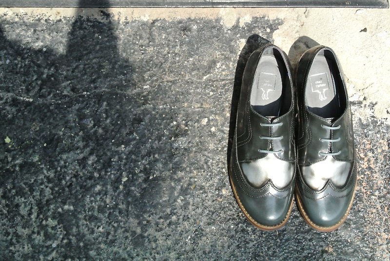 畫兒#930#【牛津不是給書呆子穿的/灰銀河】 - 女牛津鞋/樂福鞋 - 真皮 多色