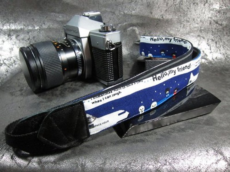 「夢の宇宙」減圧ストラップ カメラストラップ ウクレレ カメラストラップ - カメラストラップ・三脚 - その他の素材 