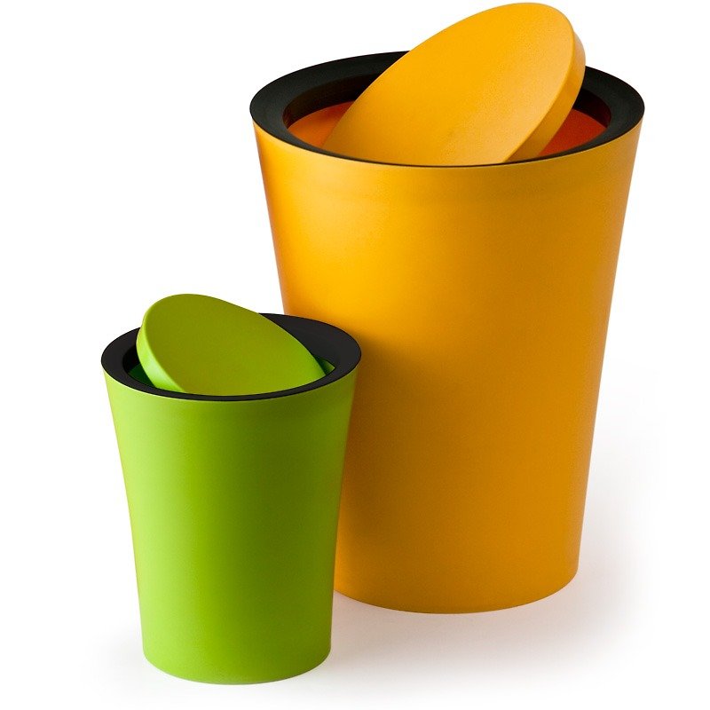 QUALY color tube-round - กล่องเก็บของ - พลาสติก หลากหลายสี