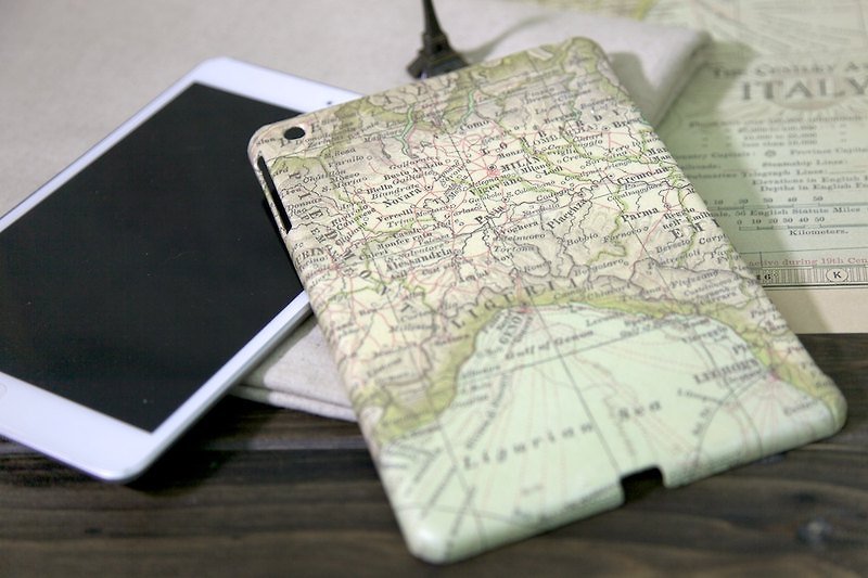 iPad mini 旅遊外殼：登山者地圖 - 其他 - 防水材質 黃色