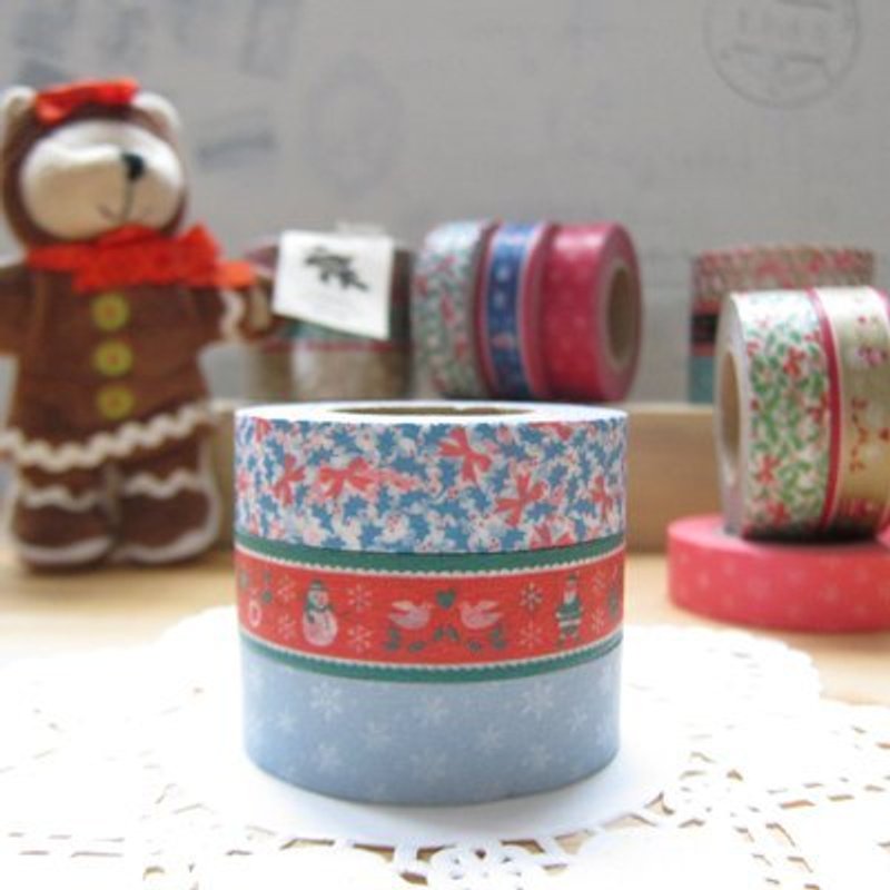 Marks Masking Tape 和紙膠帶 2013耶誕款-紅色 (MKT19-RE) *聖誕節 - Washi Tape - Other Materials Red