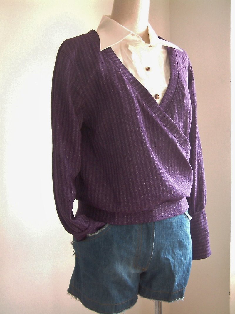 シルバークリームセーター - ニット・セーター - その他の素材 多色