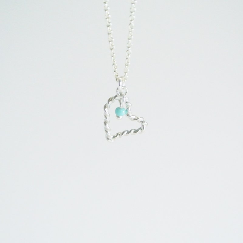 [Christmas (exchange gifts)] entwined love (small) sterling silver necklace - Necklaces - Other Metals 