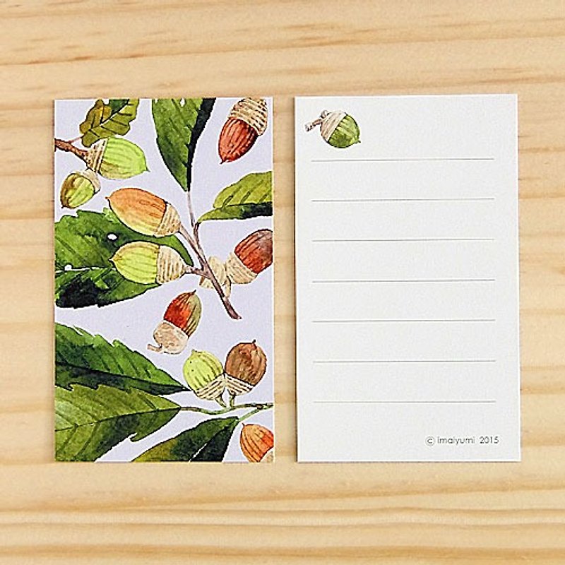 Mini-Card Acorn - Cards & Postcards - Paper Green