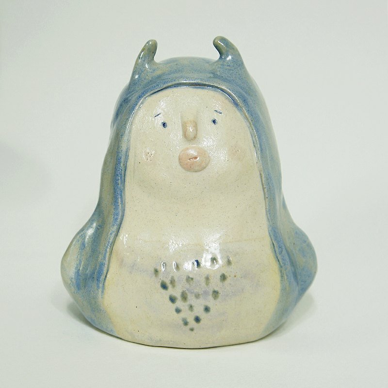 猫鳥﹝としてタオを感じる﹞-Salaku - 花瓶・植木鉢 - その他の素材 ブルー