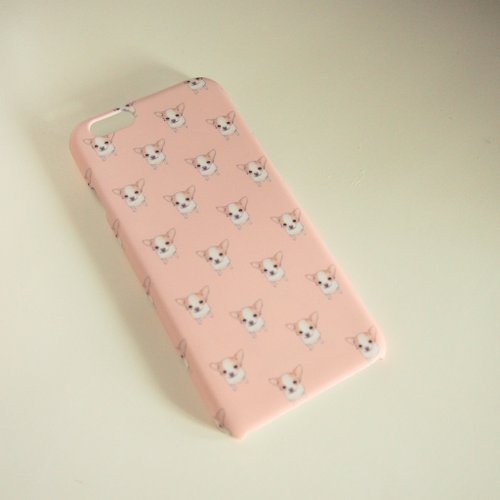 louandfriends :: 聖誕禮物 :: 吉娃娃犬 iPhone 8/7/ 6/6s 手機殼粉紅色