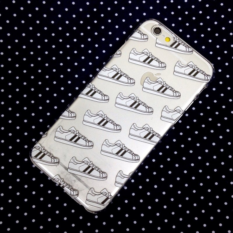 White Sneaker Pattern Print Soft / Hard Case for iPhone 5/5S, iPhone 4/4S, Samsung Galaxy Note 4 Note 3, S5, S4, S3 - Other - Plastic 