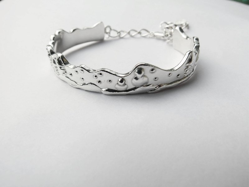 Christmas Snow (925 sterling silver bracelet) - Cpercent handmade jewelry