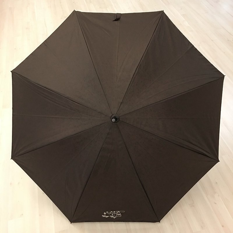 Xiaoke Deaf Cat/Deaf Cat Double Umbrella/Brown (not available for delivery outside of Taiwan) - ร่ม - วัสดุกันนำ้ สีนำ้ตาล