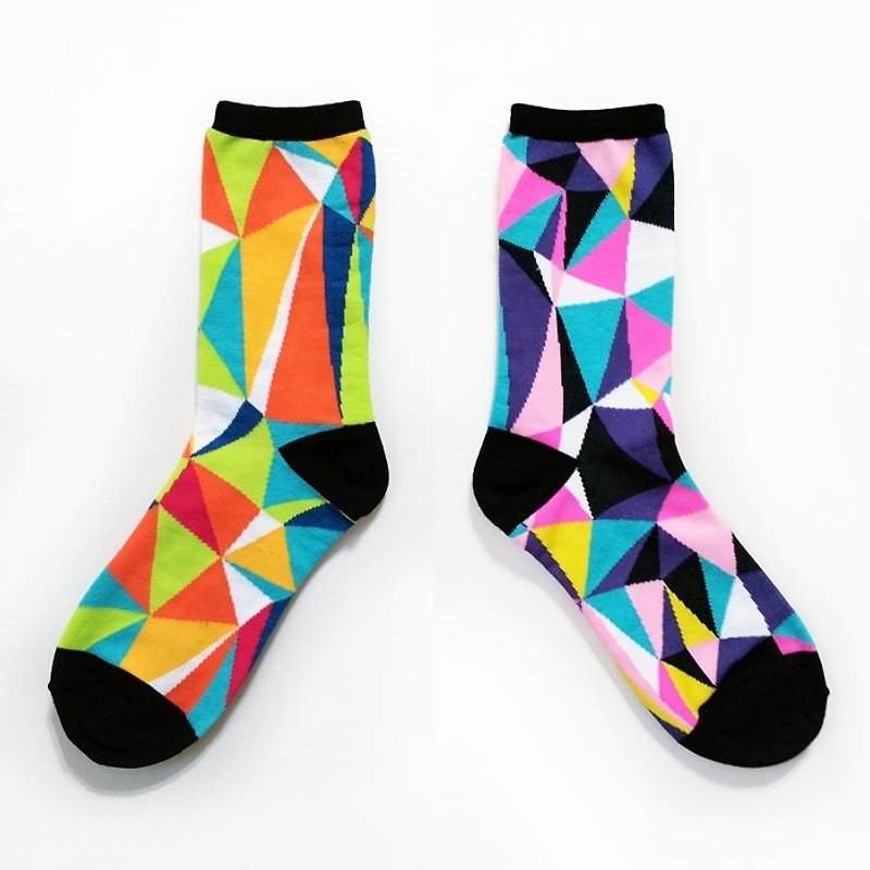 襪愛哩~七夕情人節 / 限量優惠組 / 同款雙色一組兩雙 - Socks - Other Materials Multicolor