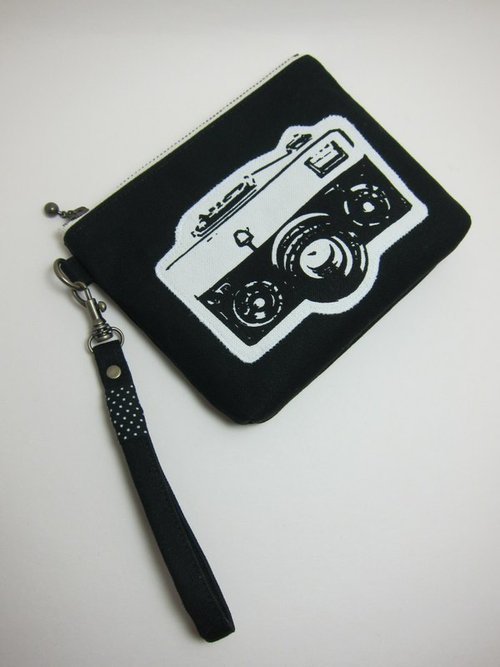 Limited Vintage Camera zipper packet (with strap)