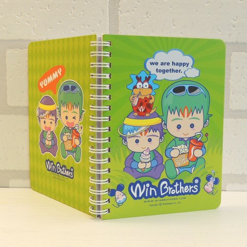 二允兄弟 winbrothers 二允兄弟甜點好吃筆記本winbrothers notebook（yummy）