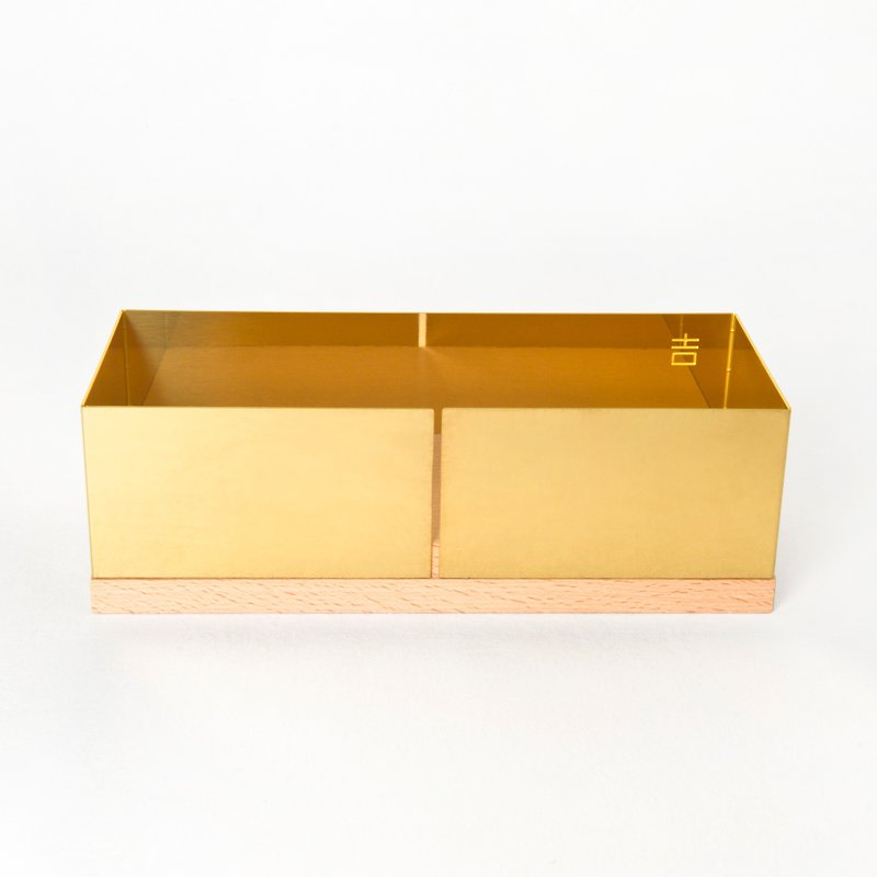 Great auspicious day HAO life_Jinji Chunsheng universal box (large) - Other - Copper & Brass Gold