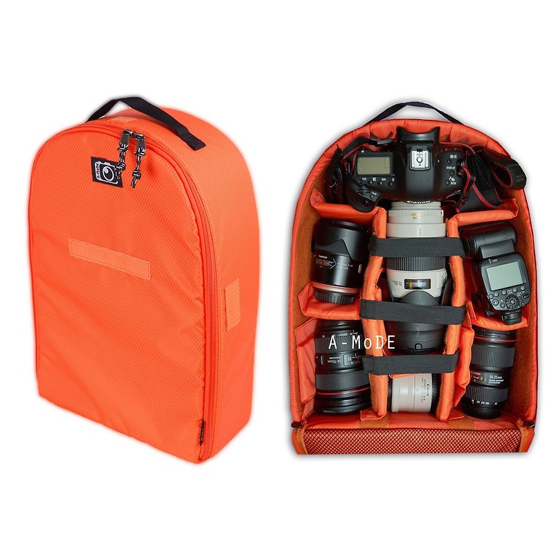 Camera Padded Bags and Carrying Cases insert for Sony water resistant IN02X - กระเป๋ากล้อง - วัสดุกันนำ้ สีแดง