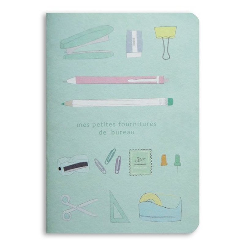 Stationery illustration hand book - green - Notebooks & Journals - Paper Green