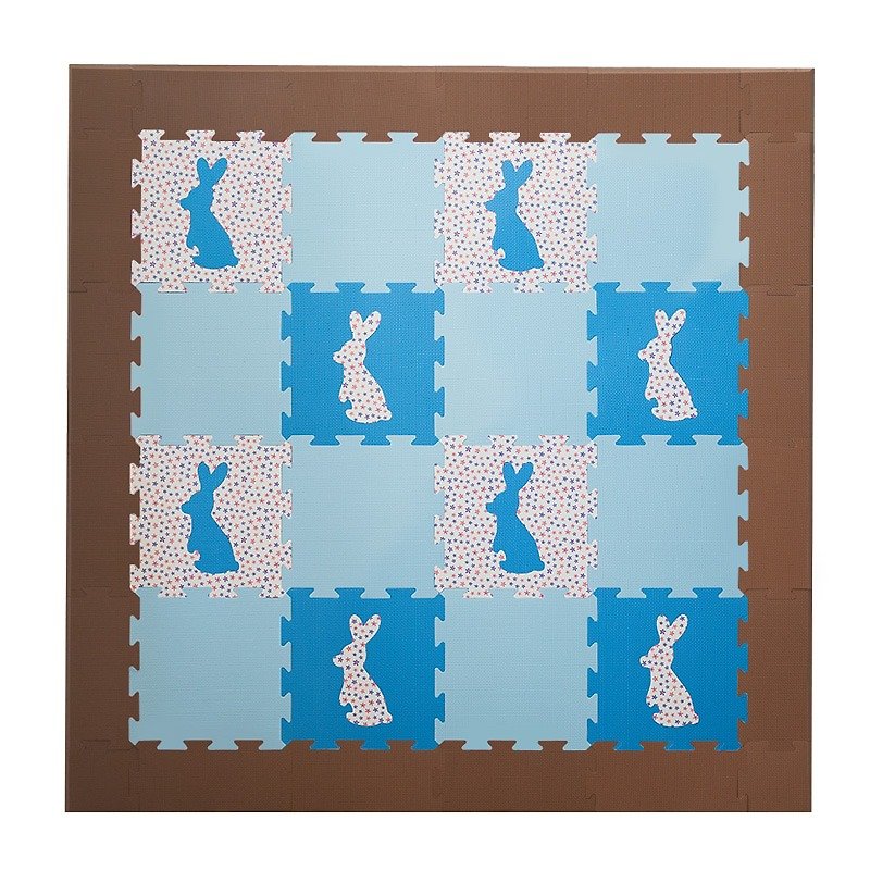 Rabbit jumping crawling mats - Alice Blue - Other - Other Materials Blue