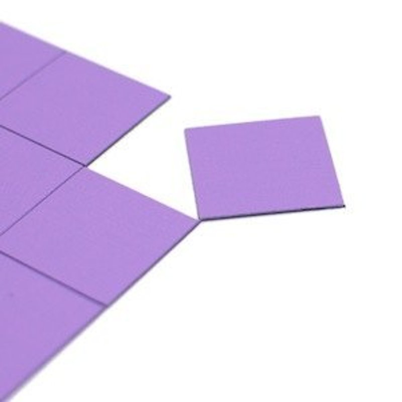 ３＋磁鐵（拼貼）方塊　　　　　　　　　霓虹 ‧ 紫 - 磁石貼/磁鐵 - 壓克力 紫色
