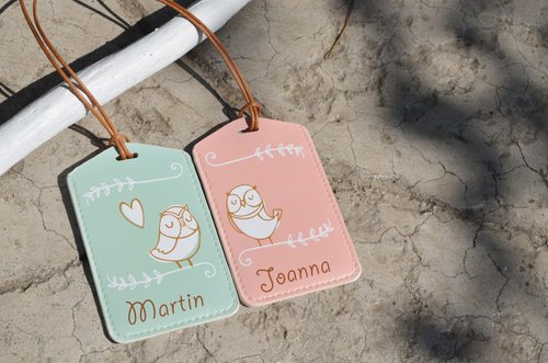 Luggage Tag-Customized English Surname Valentine&amp;#39;s Day/Wedding Gift
