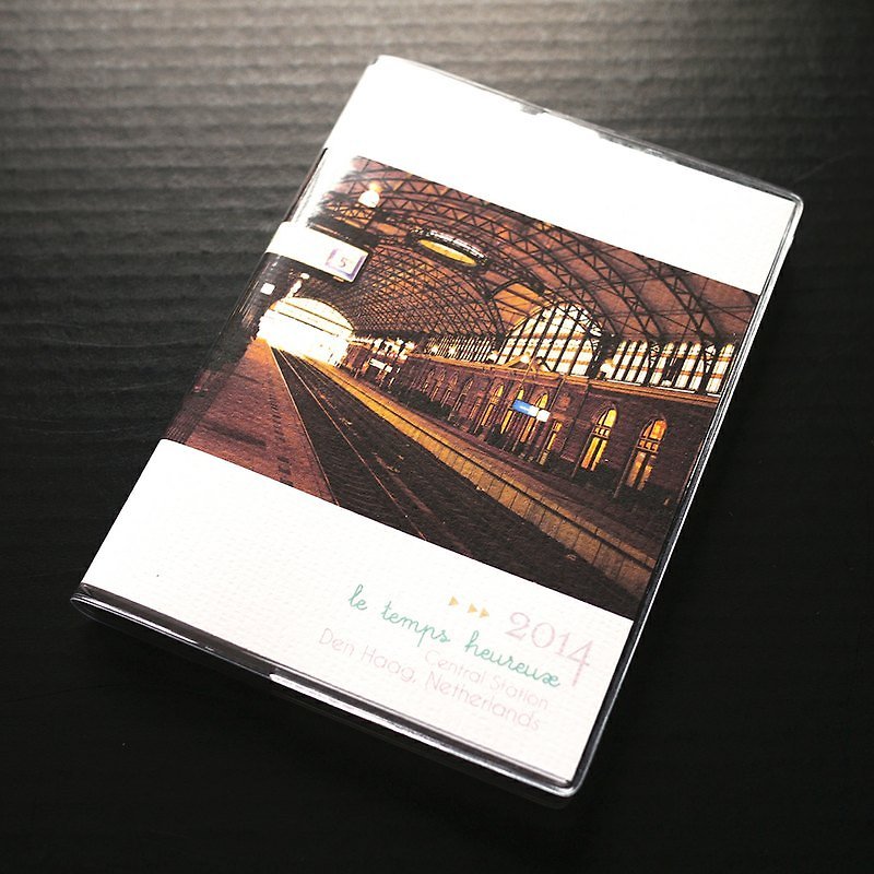 2014【好好去旅行】日誌本◆◇◆中央車站◆◇◆ - สมุดบันทึก/สมุดปฏิทิน - กระดาษ สีนำ้ตาล