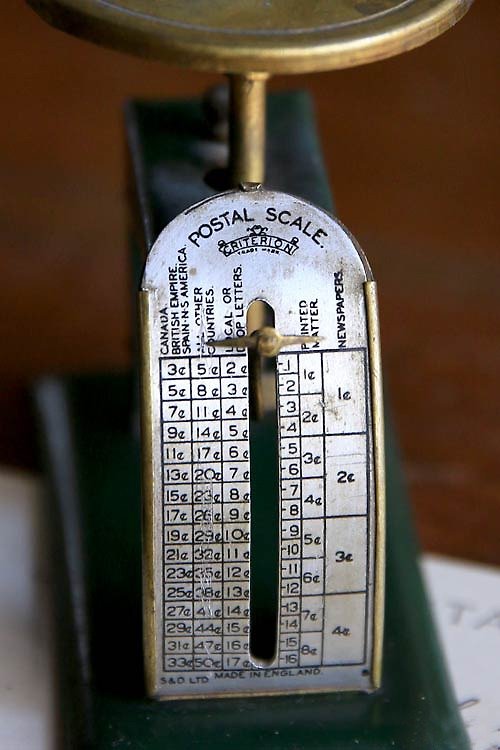 The United States POSTAL antique scale No.1 retro scale mail scales old  scales - Shop Smile Life Antique Items for Display - Pinkoi