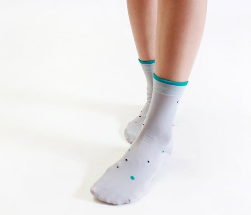 +10・10 more｜Afternoon bubbles 3/4 socks∠Kiwi juice - Socks - Other Materials 