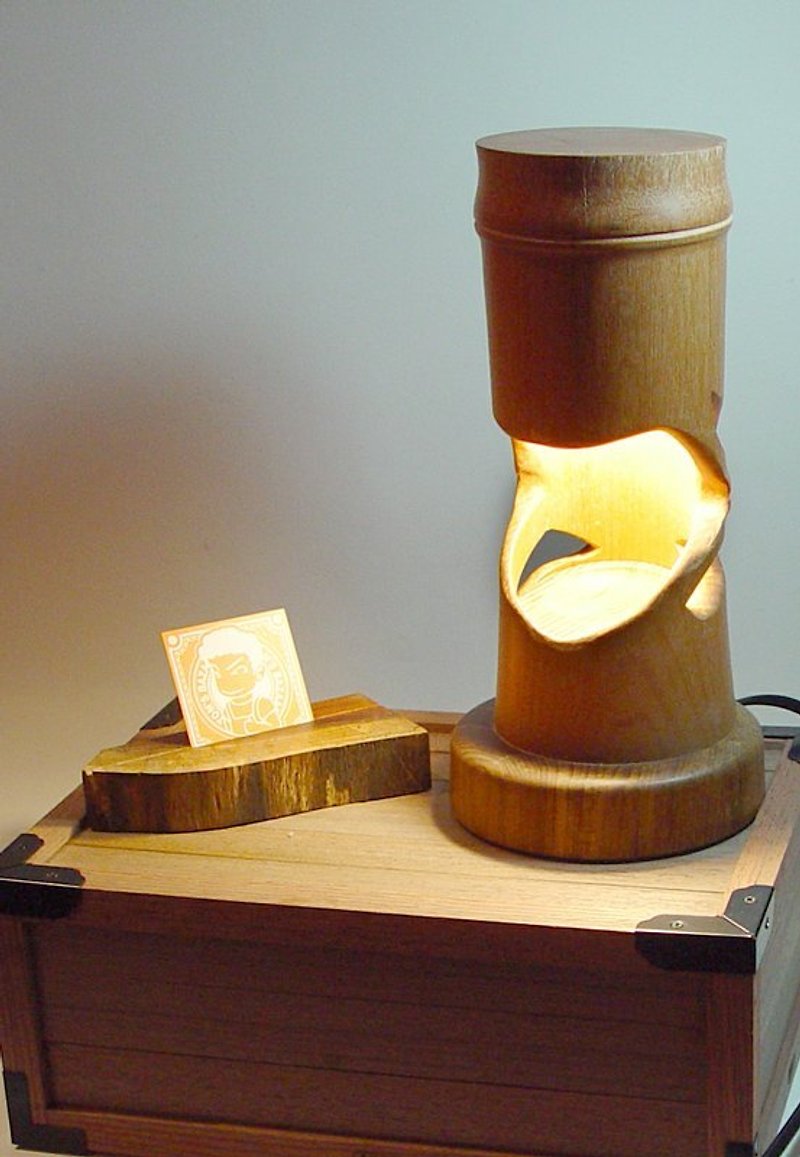 竹フレンズ - 照明・ランプ - 木製 オレンジ