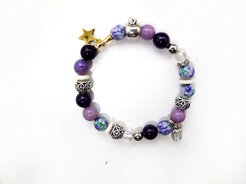 十二星座 金牛Taurus - 手鍊/手環 - 其他材質 紫色
