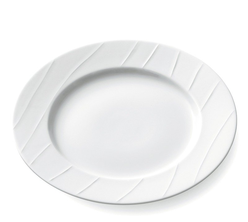 Simplicity Salad Plate Set-27cm/4 pcs - จานเล็ก - เครื่องลายคราม ขาว
