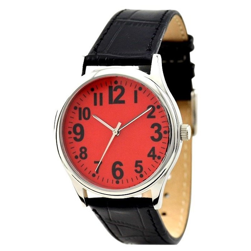 休閒手錶(紅色) - 其他 - 其他金屬 紅色