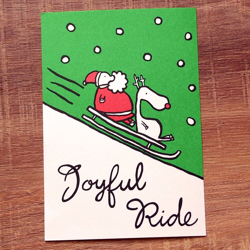 クリスマスポストカード6号（最後の清算価格!!） - カード・はがき - 紙 グリーン