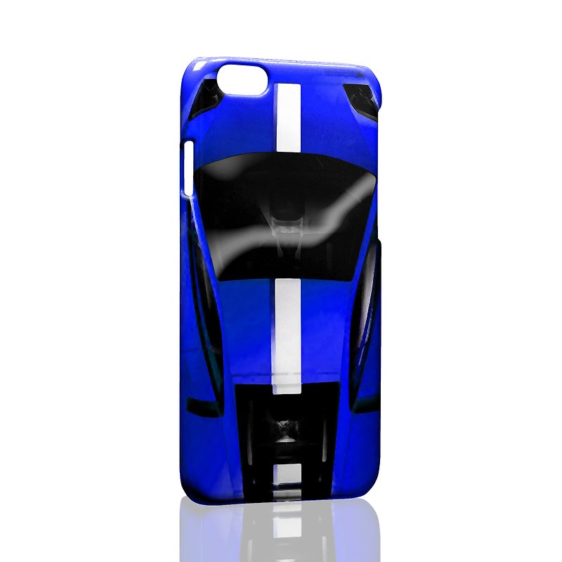 車と - 青いスポーツカーのカスタムサムスンS5 S6 S7注4注5 iPhone 5 5S 6 6S 6 + 7 7プラスASUS HTC M9ソニーLG G4 G5はV10の電話シェル携帯電話のセット電話シェルphonecase - スマホケース - プラスチック ブルー