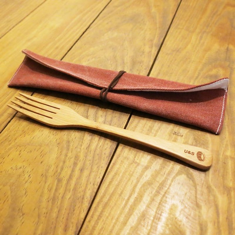 Fork  Tableware pouch For single - Storage - Other Materials Multicolor