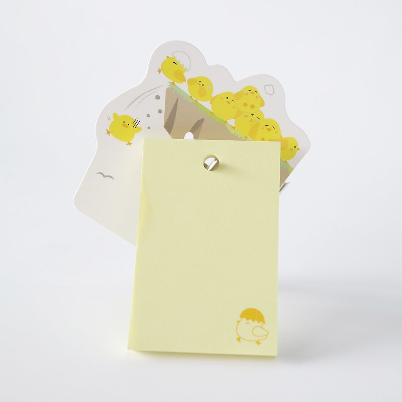 【OSHI】New Memo Hanger-Chicken Out! - Sticky Notes & Notepads - Paper Yellow