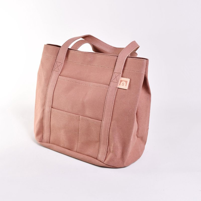 Selected products 70% off handbag/weekday brown/canvas bag - Handbags & Totes - Other Materials Brown