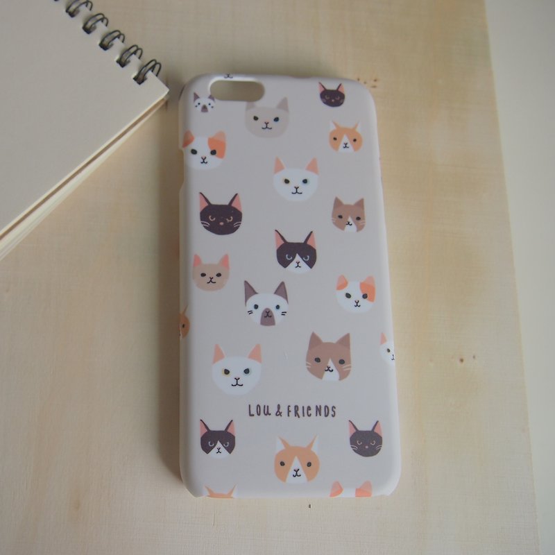 猫のiPhone 6 / 6sケース - タブレット・PCケース - プラスチック 多色